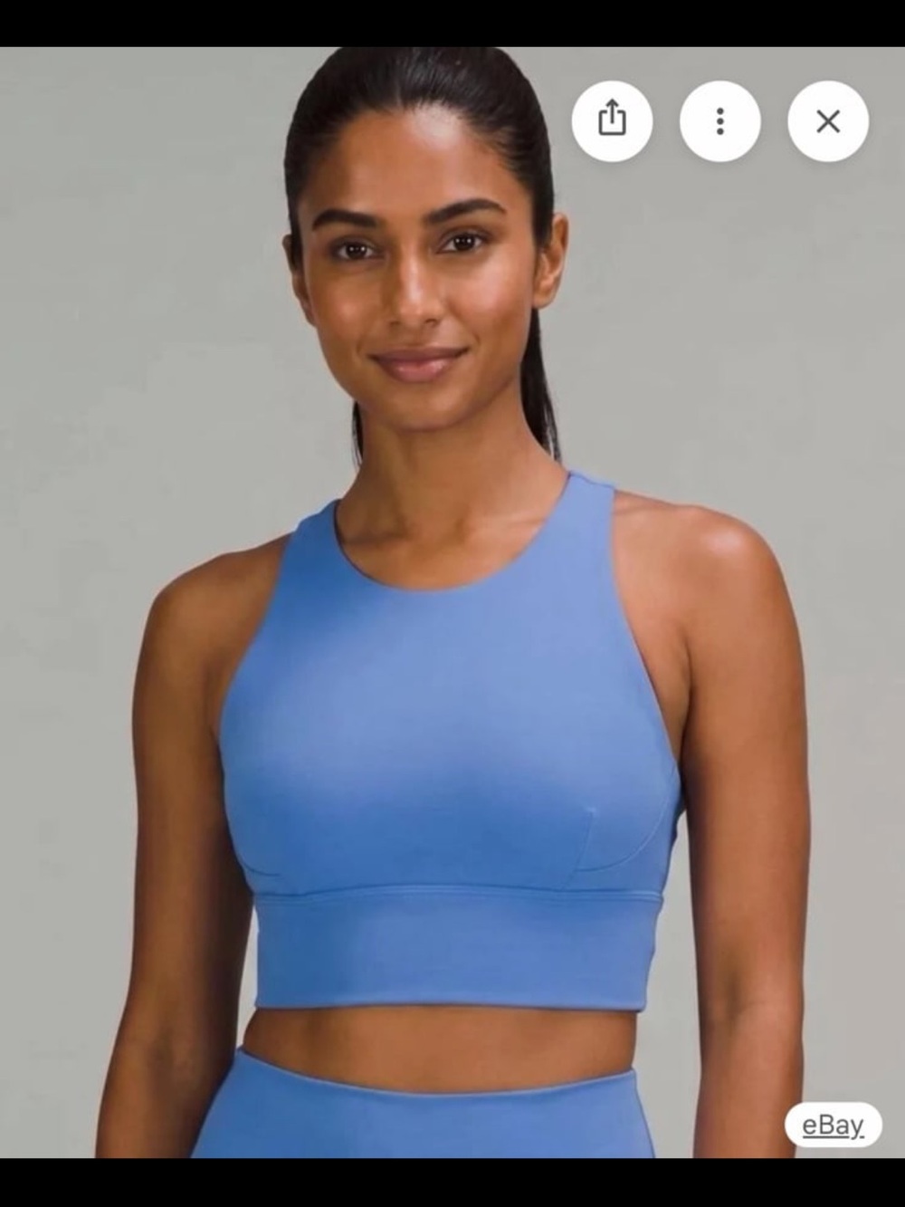 LULULEMON Women’s High-Neck Black Crop